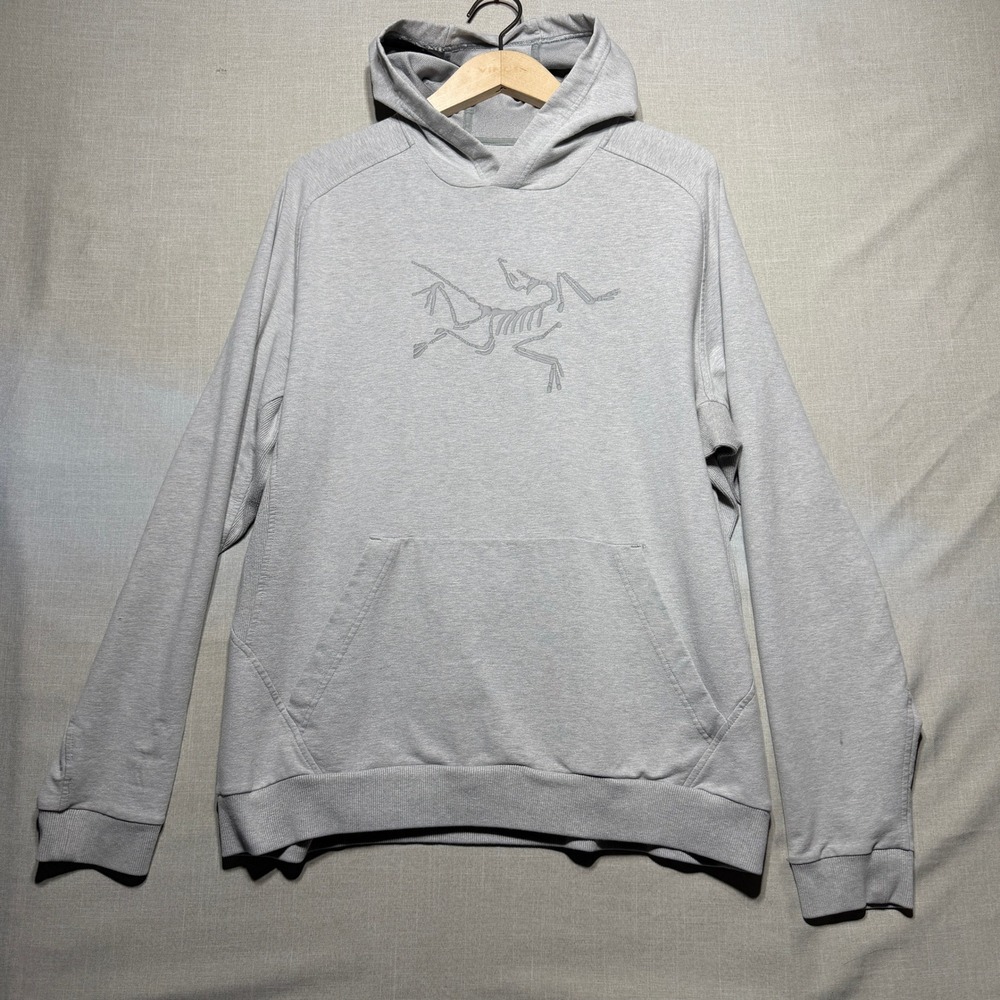 Arc'teryx Pullover Hoody Men XL Gray LS Archaeopteryx Gorpcore Outdoor Hiking
